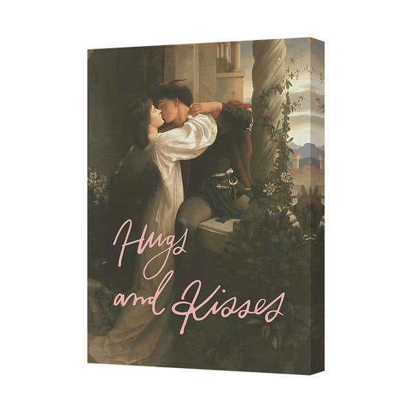 Benjamin Tate Design Romantic Hugs And Kisses Canvas Wall Art Print For Living Room