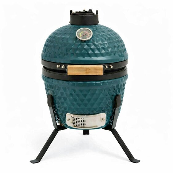 Neo Teal Blue Kamado 13" Ceramic Mini BBQ Grill