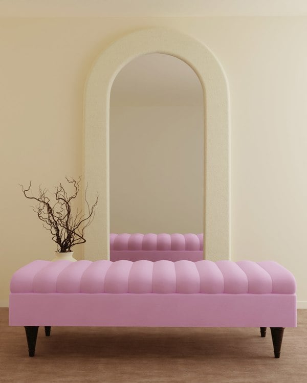 Romo Panel Ottoman storage Coffee Table Bench seat - ISTOOLS