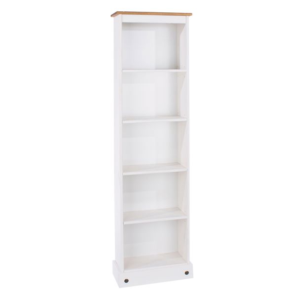 Core Products Corona Tall Narrow 5-Shelf Bookcase