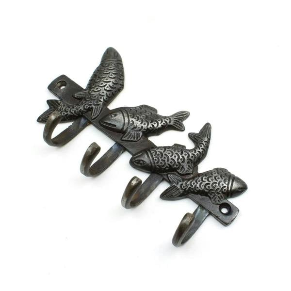 Cast Iron Fish Design Hooks