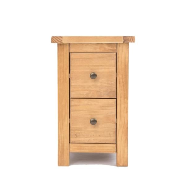 Lugo 2 Drawer Petite Bedside Table