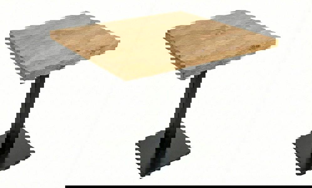 TRL Furniture Staved Oak Square Pedestal Table (Table Top Only)