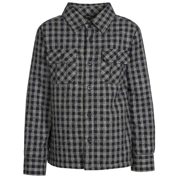 Trespass Childrens/Kids Average Long Sleeved Gingham Shirt - Navy Gingham