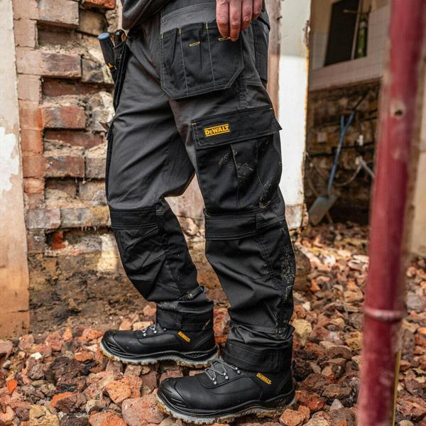 DeWalt Albany Slim Fit Stretch Work Trouser - Hi-Vis Trousers