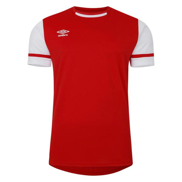 Umbro Childrens/Kids Cavelle Jersey - Vermillion/Brilliant White - 