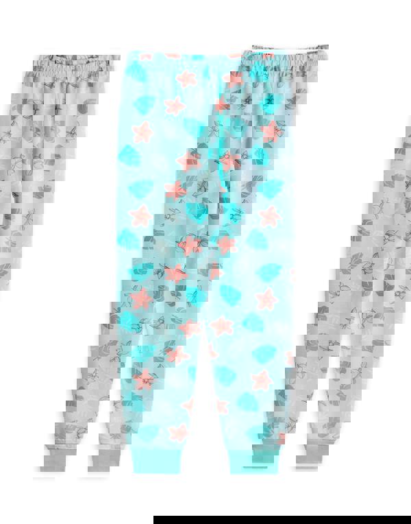 Disney Girls Blue Moana Short Sleeve Long Leg Pyjama Set