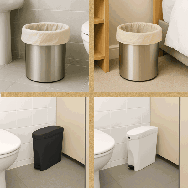 ProKleen Pro-kleen Sanitary Bin Liner Bags 500 Hygienic Trash Rubbish Disposal Bags for 20L Sani