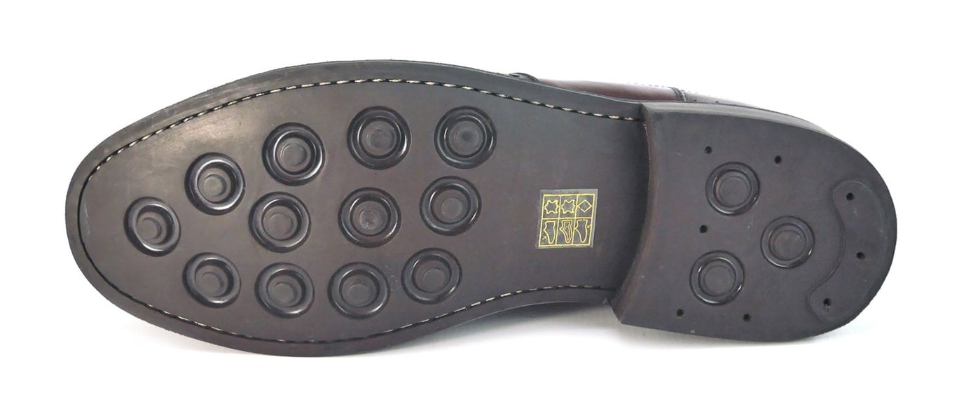 Frank James Benchgrade Evesham Leather Welted Chelsea Brogue Dealer Boots Rubber Sole