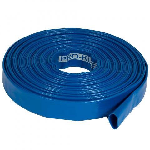 Mylek Pro-Kleen 20M PVC Heavy Duty Layflat Submersible Pump Hose For Flood Water, Hot Tubs, Ponds