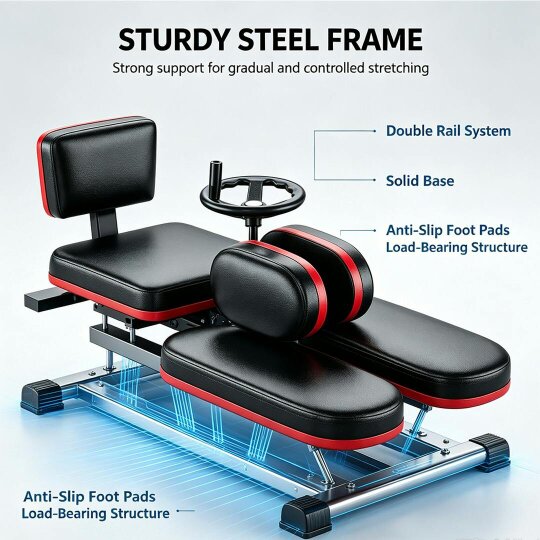 Havendro Heavy Duty Leg Stretcher Stretching Machine Split Training Equipment Home Gym