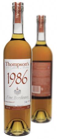 Thompson's Fine Bordeaux A.O.R 1986 Vintage Cask Strength (700ml - 41.4%)