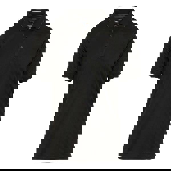 Regatta Professional Mens Short-Sleeved Polo Shirt - Black/Seal Grey