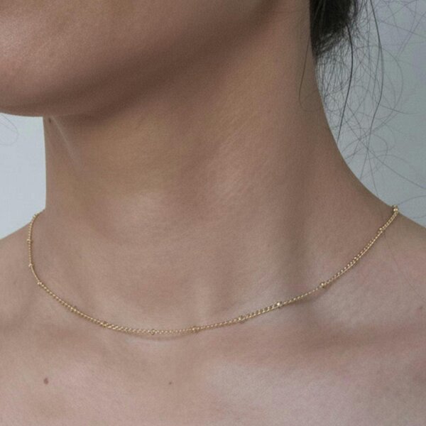 Uchi & Soto Kin Gold Bead Necklace