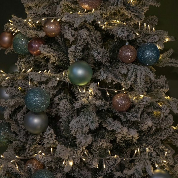 Samuel Alexander 18.7m 750 LED TreeBrights Christmas String Lights with Timer in Warm White on Clear Cable