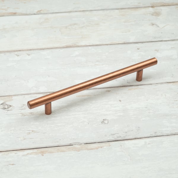Handle & Home Antique Copper Bar Handle