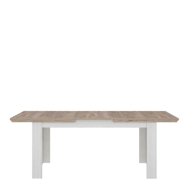 Wyld Haus Silkeborg Extending Dining Table Nelson and Snowy Oak Wood
