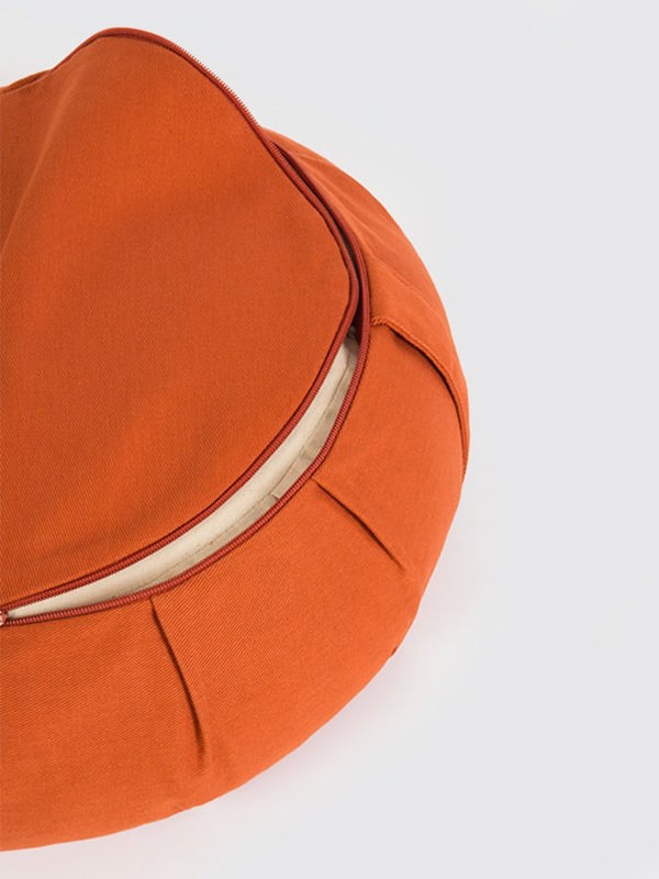 Yoga Studio Crescent Lotus Organic Zafu Buckwheat Cushion