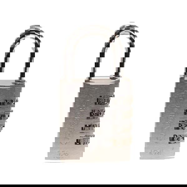 Abus Mechanical 145 Series Aluminium Combination Padlock - Silver