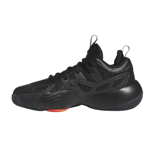 Adidas Childrens/Kids Trae Cut Out Flat Trainers - Carbon - 
