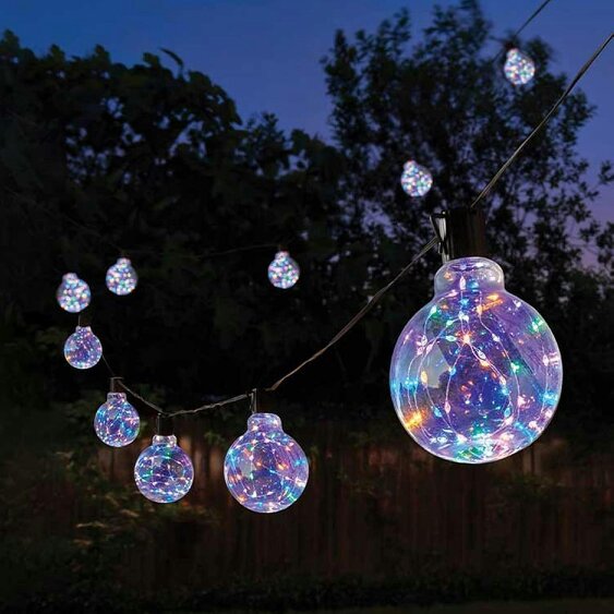 Waterproof Festoon Garden Lights Multi Colour Galaxy Firefly Christmas Decor