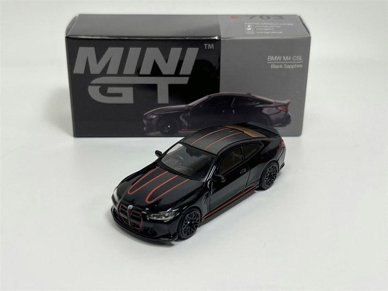 Mini GT BMW M4 CSL Black Sapphire RHD 1:64 Mini GT MGT00703R