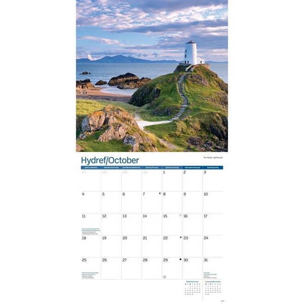 Wales Calendar 2027, Wall Calendars, Month To View, Travel, Gift