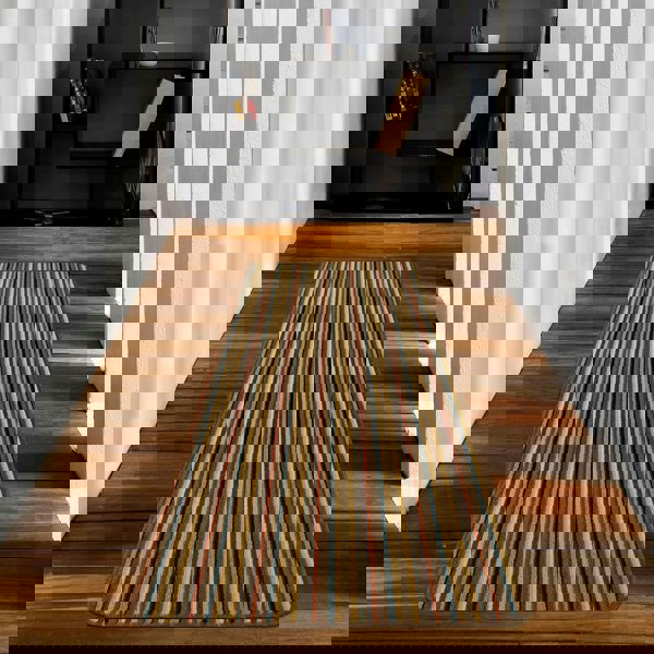 Washable Designer Mats Stripe Design in Different Colors