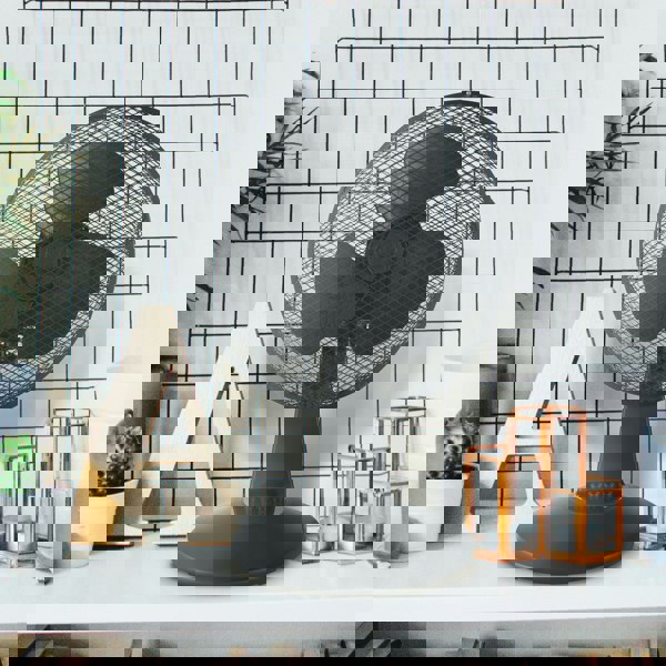 igenix 12 Inch Desk Fan, 3 Speeds, Black