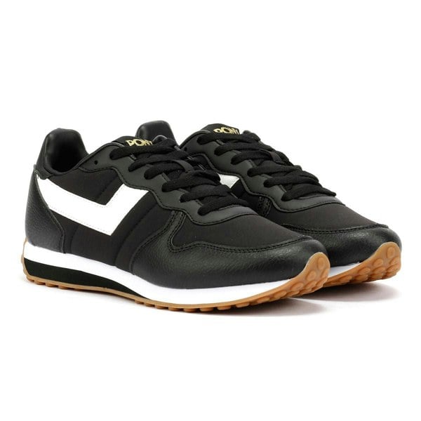 Pony Express Black/White Trainers