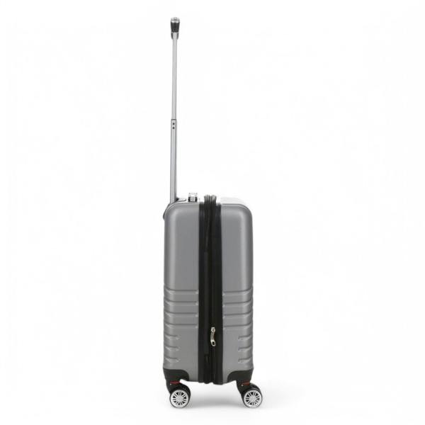 Snowball Hard Shell Expandable Cabin 55 x 37 x 22 cm cm ABS Suitcase Luggage Suitable for Easyjet, Ryanair