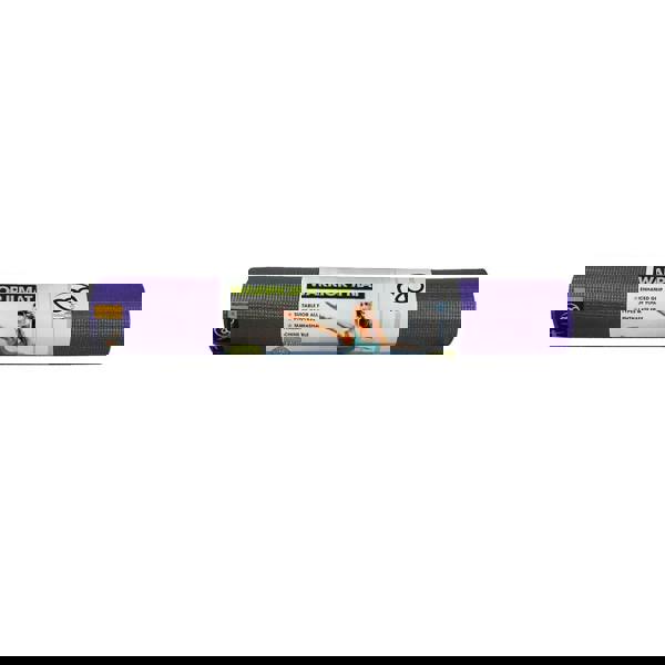 Purple Fitness Mad Warrior Yoga Mat II 4mm with heart logo