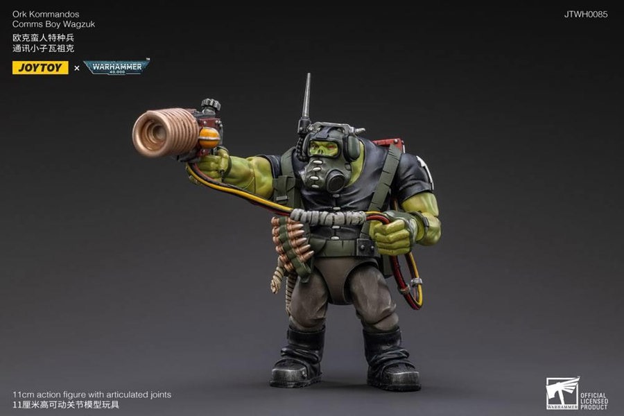 Joy Toys Warhammer 40K Ork Kommandos Comms Boy Wagzuk 1:18 Scale Joy Toy JT2979