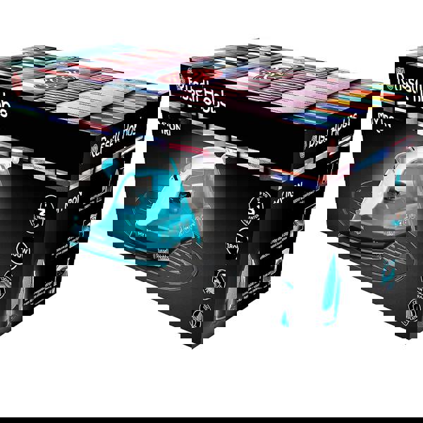 Russell Hobbs 25580 My Iron Steam Iron 1800W, 0.26L Water Tank - Blue and White