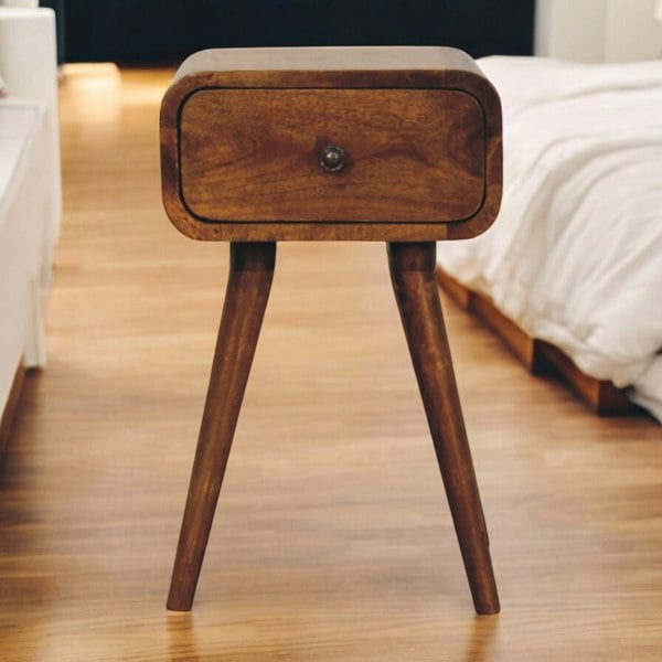Artisan Furniture Avora Mini Chestnut Nightstand with 1 drawer