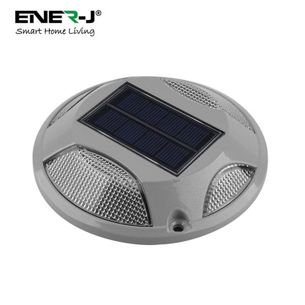 ENER-J 2 Pc Pack Solar Powered Decking or Pathway Garden Lights, 2 Colour Options - 6000K & BLUE