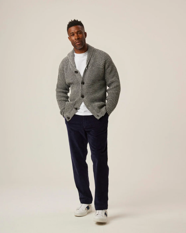 Peregrine  Waffle Shawl Cardigan