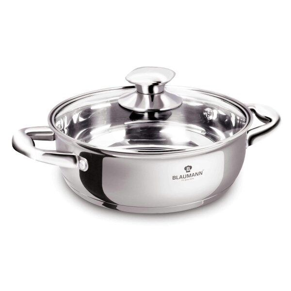 Berlinger Haus Shallow pot with lid, 20 cm Blaumann BL3864