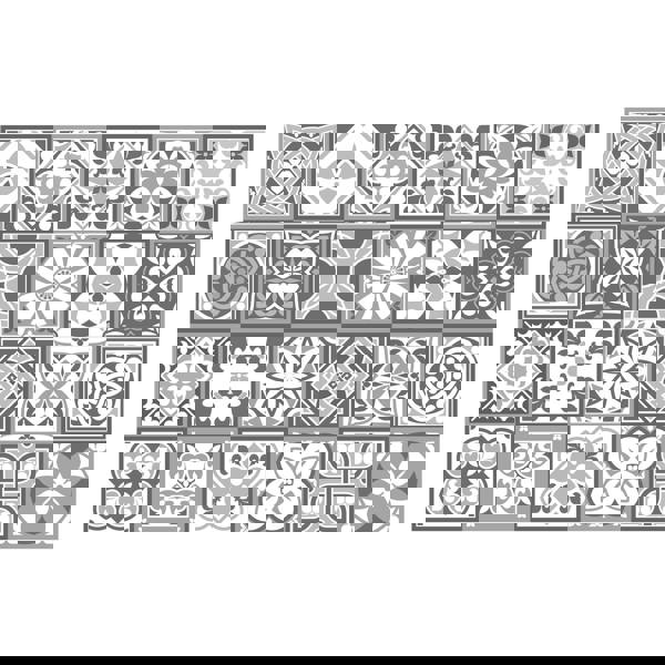 WT1531 - Purbeck Stone Tiles Wall Stickers - 15 cm x 15 cm - 24 pcs.