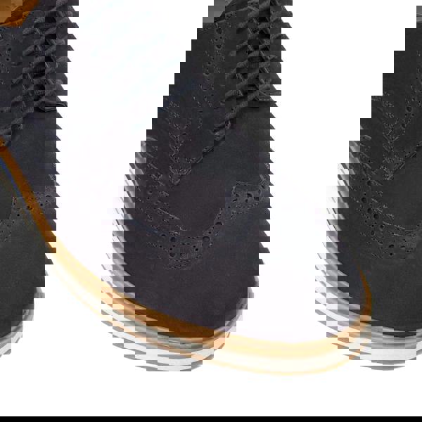 Dune London Mens Britle Nubuck Casual Shoes - Navy - 