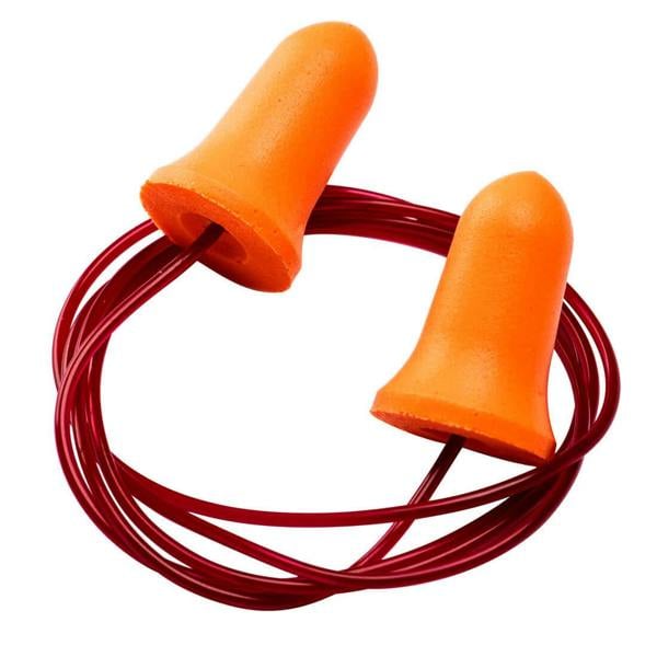 Bell Comfort PU Foam Ear Plugs Corded (200 Pairs) Portwest