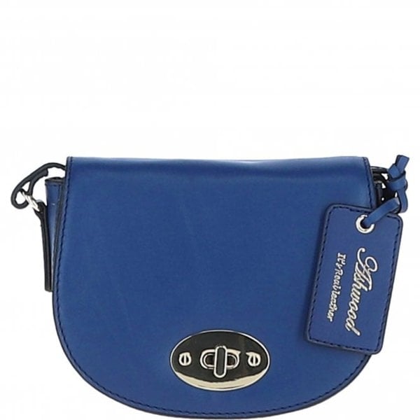 Ashwood 'Borsa della Moda' Real Leather Saddle Crossbody Bag: 63753