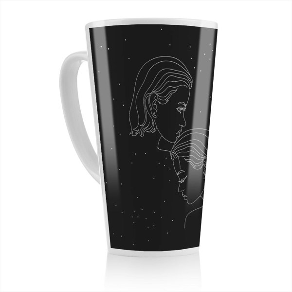 Benjamin Tate Design Gemini Zodiac Sign Dining Latte Mug