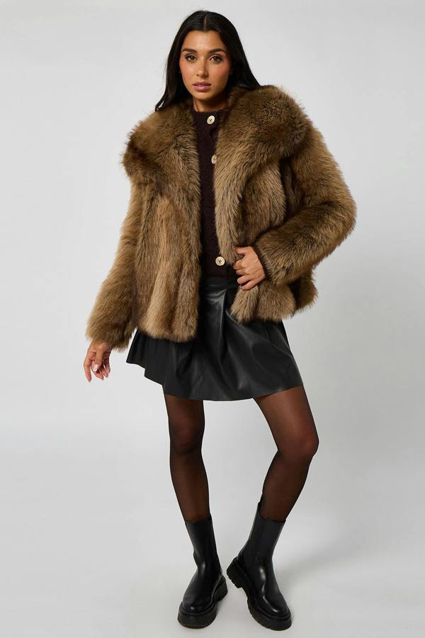 Urban Bliss Bear Faux Fur Jacket