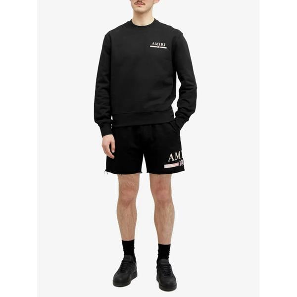 Amiri MA Watercolour Bar Shorts   in  Black