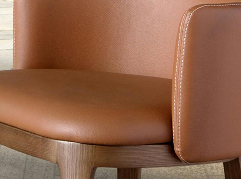 Angel Cerdá Brown Leatherette Stool 4158