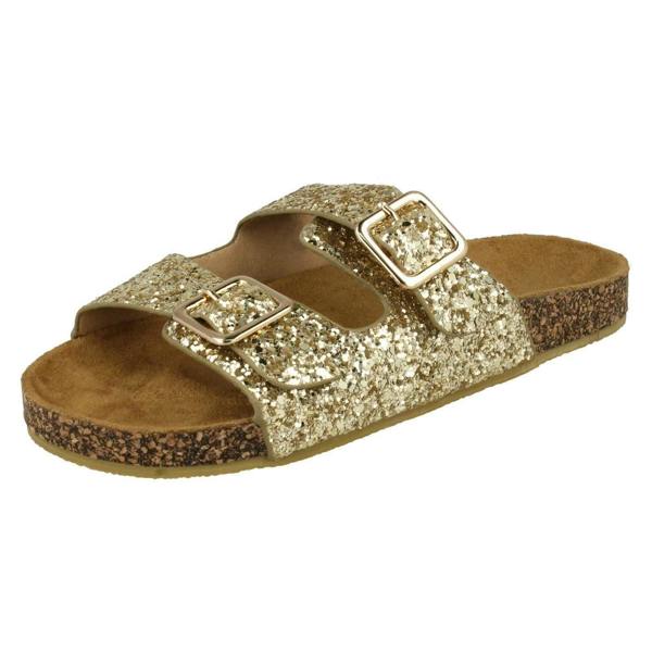 Spot On Girls Spot On Glitter Sandals