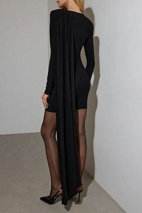 WOVCOR Knitted Mini Dress