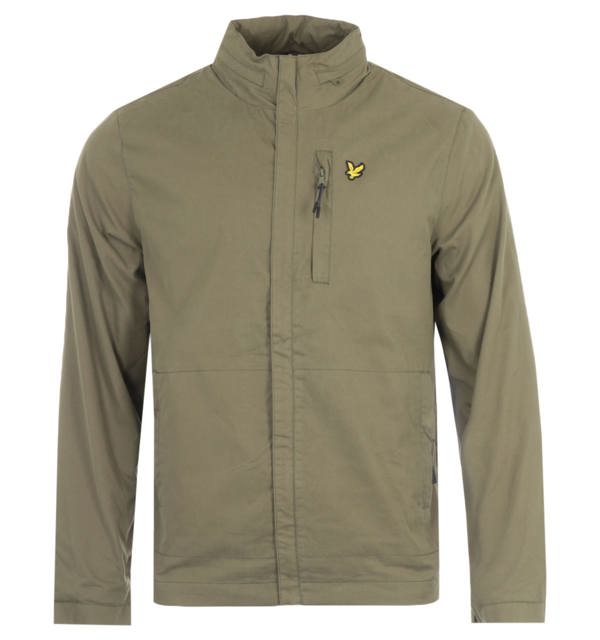 Lyle & Scott Lightweight Funnel Neck Jacket - Green