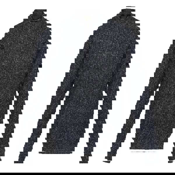 Regatta Professional Mens Marl Knitted Zip Neck Sweatshirt - Navy